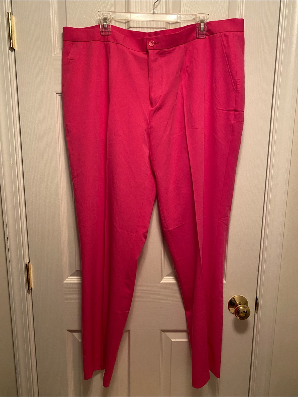 Miesuit Women’s Hot Pink Dress Pants…size XXXL